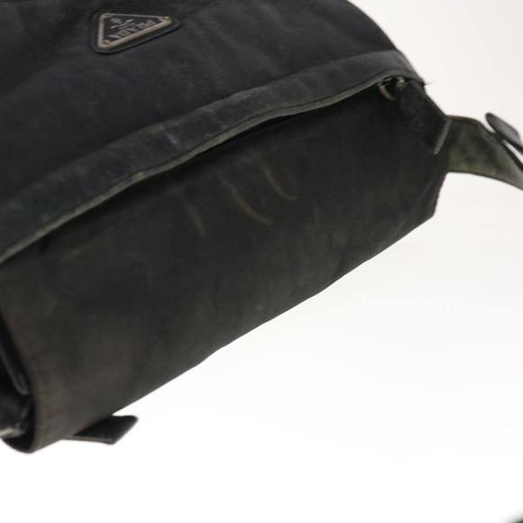 PRADA Shoulder Bag Leather Black Auth 66137 - Picture 6 of 16